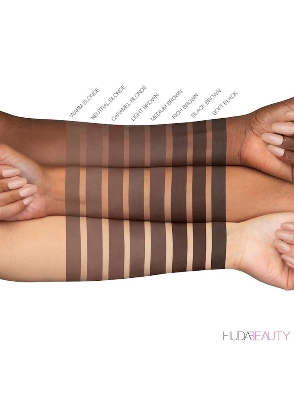 Huda Beauty SOFT BLACK 8 BombBrows Full n Fluffy Fiber Brow Gel | NEW | BOMBBROW - Picture 8 of 14